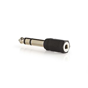 Stereo Audio Adapter –  6.35 mm Male – 3.5 mm Female