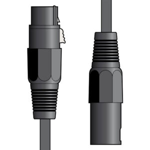 Classic Microphone Leads XLR Female – XLR Male – 3m