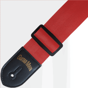 Guitar Man 3700 Standard Guitar Strap – Red