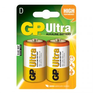 GP Ultra Alkaline Batteries – D