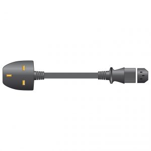 Mercury Mains Power Leads UK – IEC 10A – 2m
