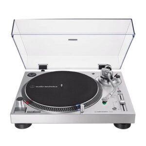 Audio-Technica AT-LP120XUSB Direct-Drive Turntable (Analog & USB) – Silver
