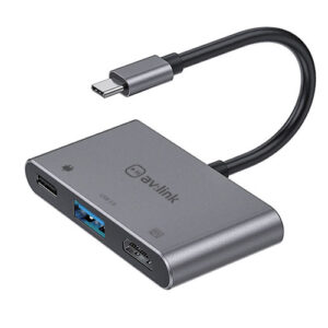 av:link 3 Port Slim USB-C Hub
