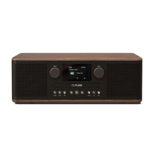 PURE Classic C-D6 DAB+/FM Radio with CD & Bluetooth &ndash; Coffee Black/Walnut