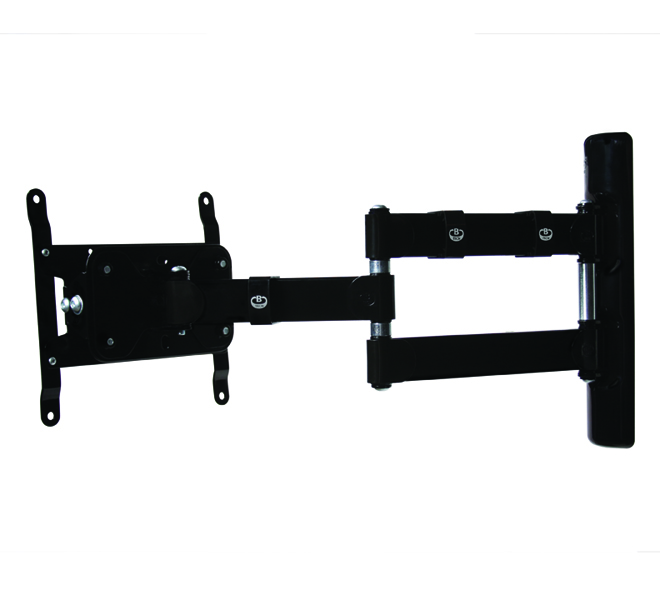 B-Tech BT7515 Double Arm Mount with Tilt and Swivel