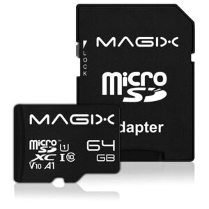 MAGIX Evo Series 64GB U1 MicroSD Card + SD Adapter Class10 V10