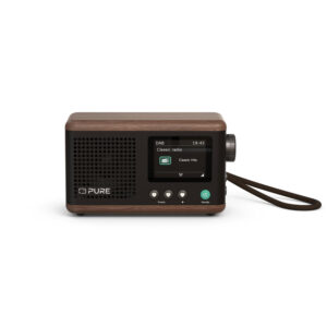PURE Classic Mini Portable Digital Radio &ndash; Coffee Black/Walnut