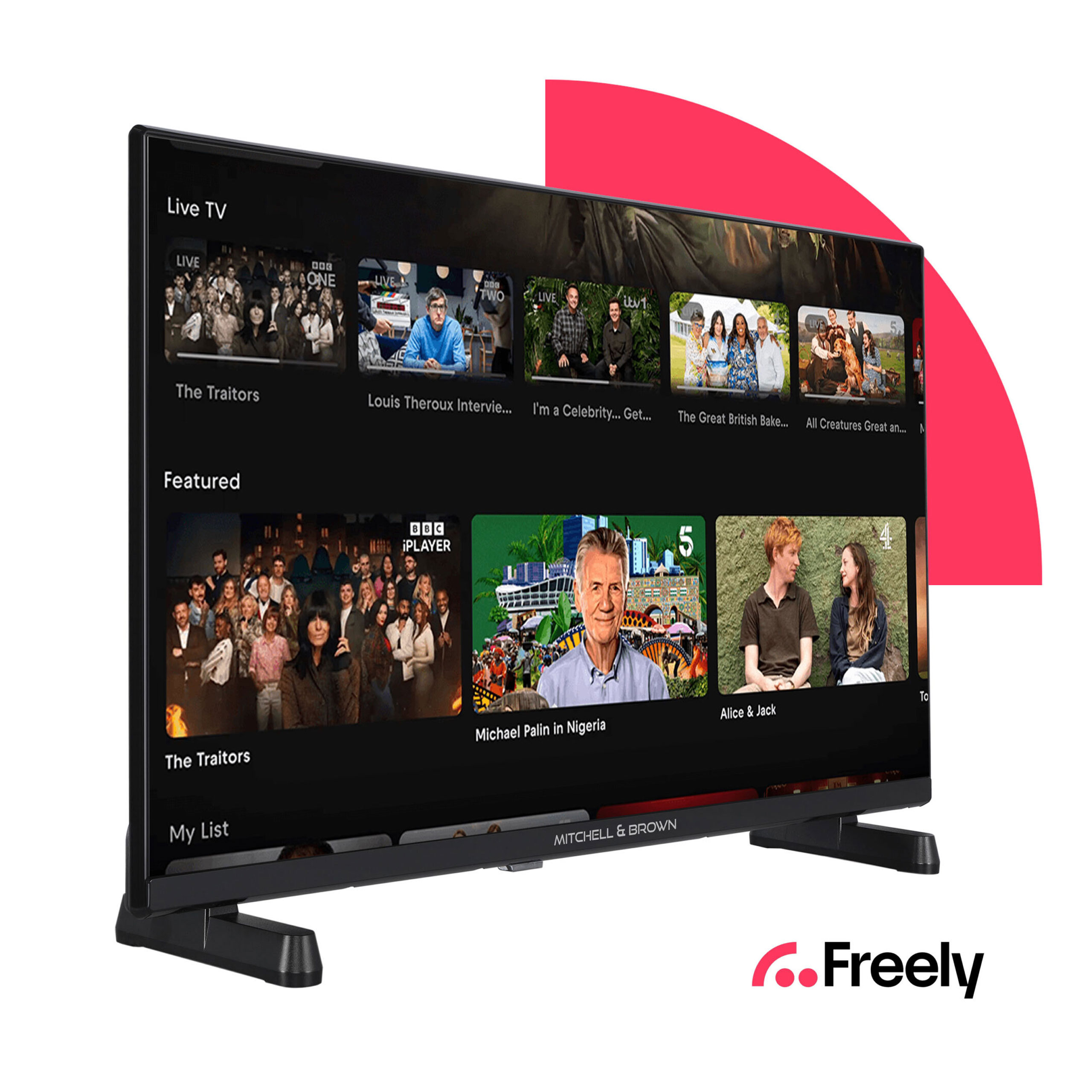 Mitchell & Brown JB-32DU1811 – 32″ TiVo Smart TV - Freely - 2 Year Warranty - Image 2