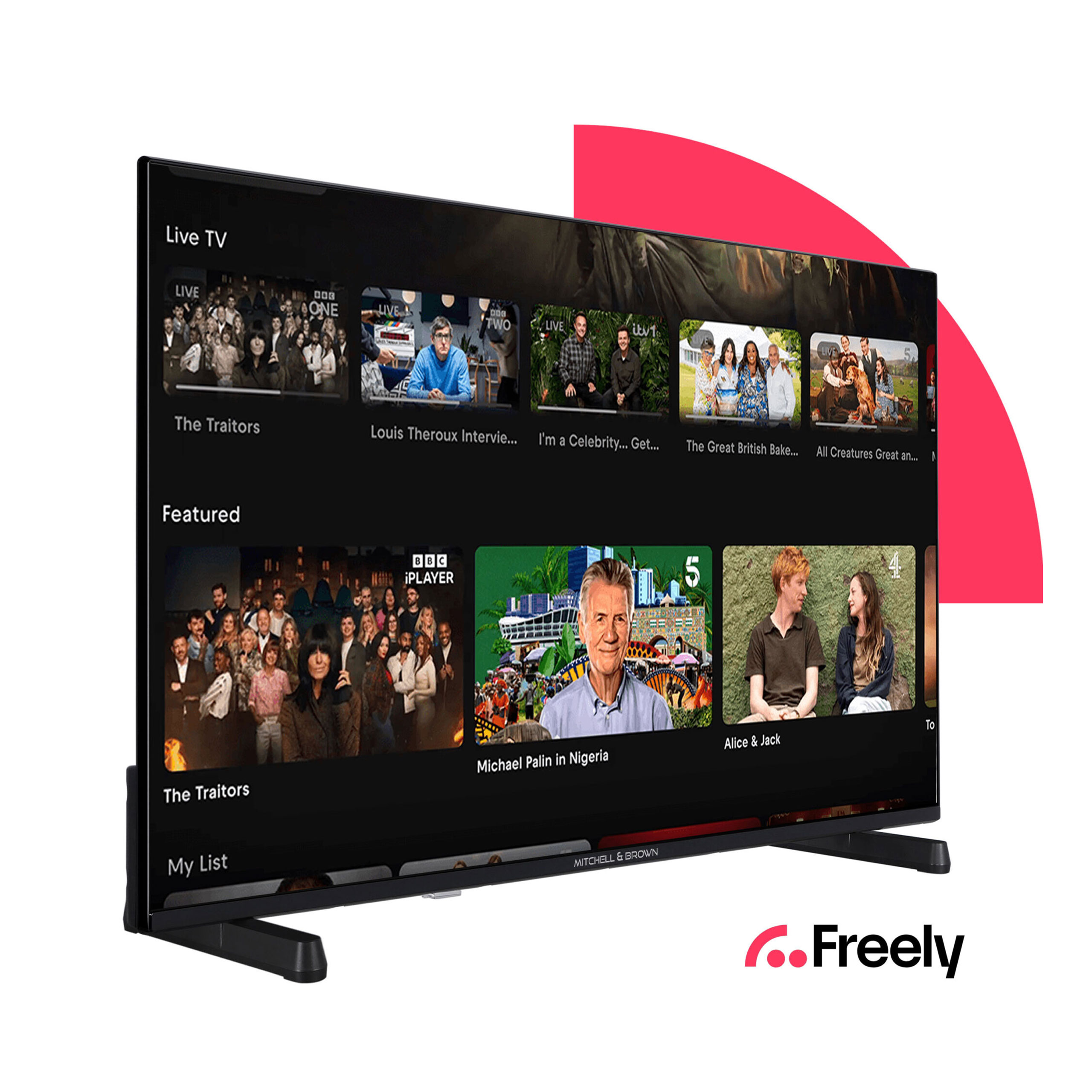 Mitchell & Brown JB-43DU1811 – 43″ 4K TiVo Smart TV - Freely - 2 Year Warranty - Image 2