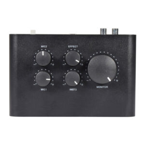 Citronic USB Audio Interface – 2 Microphone + 1 Instrument