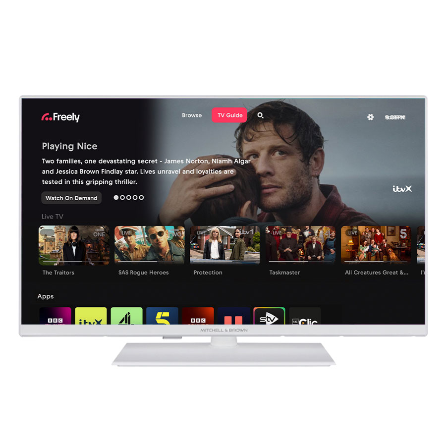 Mitchell and Brown JB-40W1811 – 40″ Full HD Smart TV In White Powered by TiVo - 7 Year Warranty - Image 2