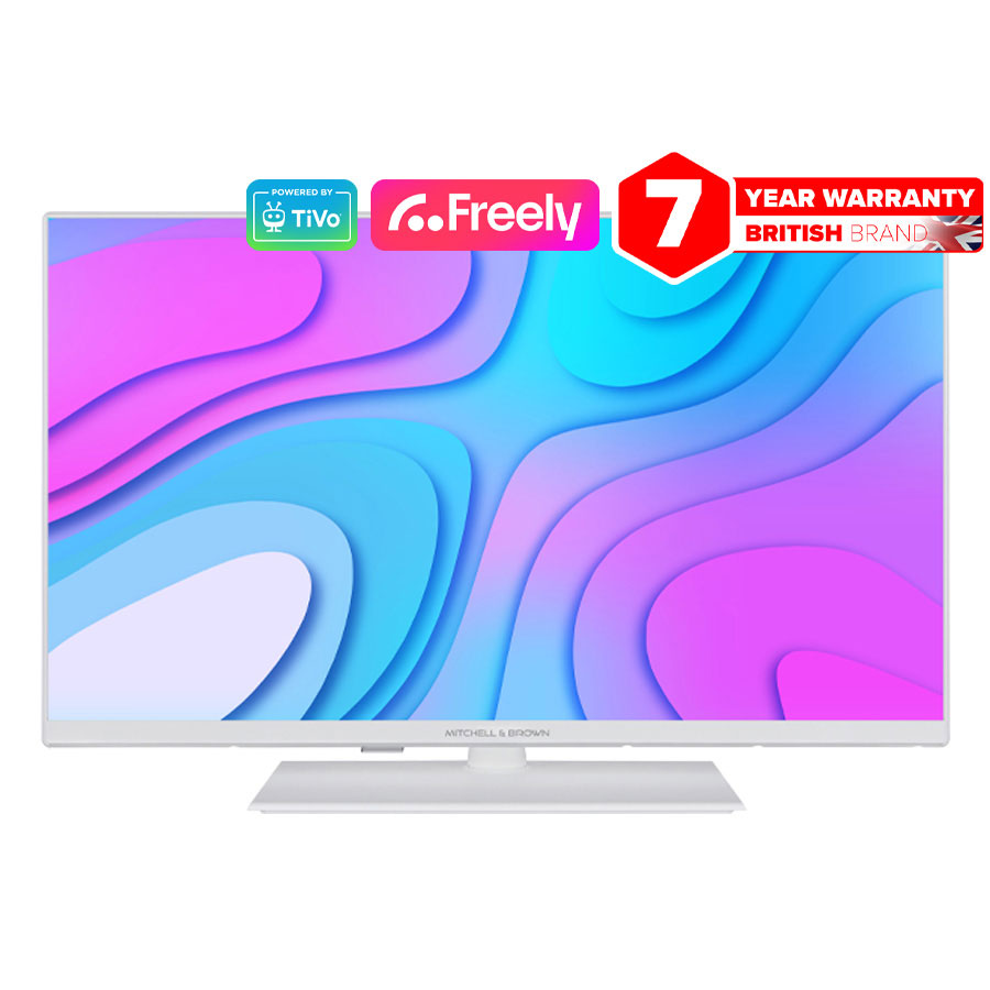 Mitchell and Brown JB-40W1811 – 40″ Full HD Smart TV In White Powered by TiVo - 7 Year Warranty