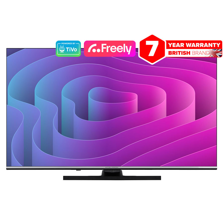 Mitchell and Brown – JB-43B1811 43″ Ultra HD Borderless Smart TV Powered by TiVo - 7 Year Warranty