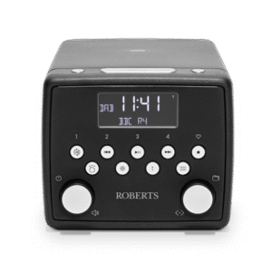 Roberts Sound 49 DAB+ FM Bluetooth Clock Radio – Black