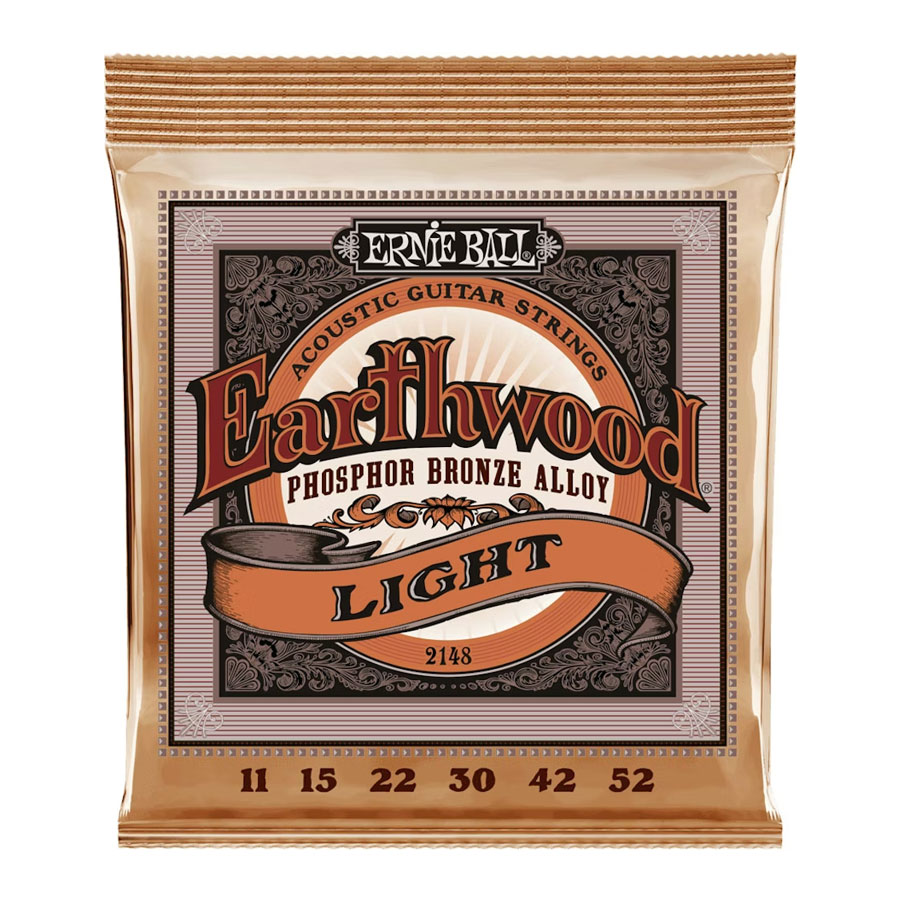 Ernie Ball 2148 Earthwood Phosphor Bronze 11-52