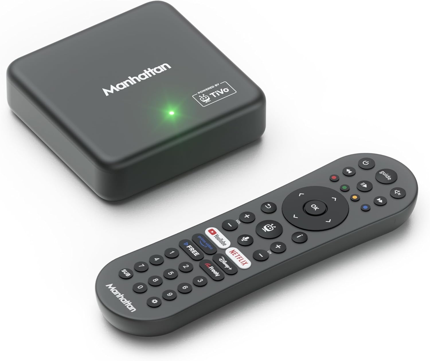 Manhattan Aero 4K TV Streamer with Freely