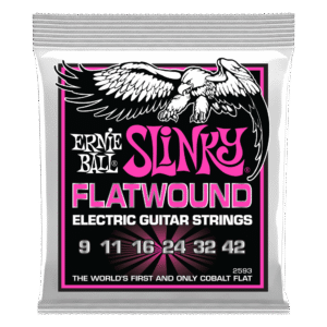 Ernie Ball 2593 Slinky Cobalt Flatwound Electric 9-42
