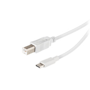 Vivanco USB-C to USB-B printer cable – 1.8m